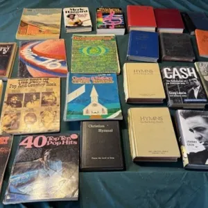 25+/- Music Books & Hymnals