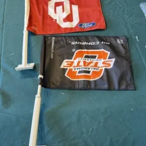 OU Car Flag, OSU Car Flag