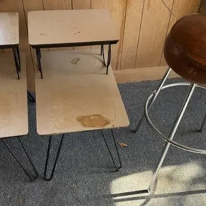 Barstool, 2 Matching End Tables