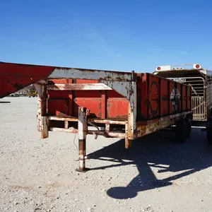 Homemade Gooseneck Grain Truck Bed Trailer