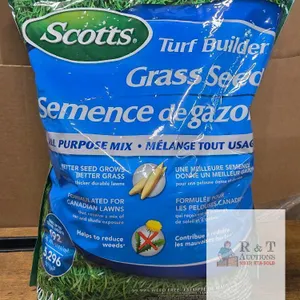 NEWScotts Turf Builder Grass Seed All Purpose Mix 4.4 lb, Covers Up To 5,296 sq ft