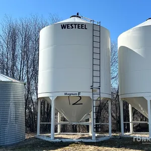 Westeel 1412 Magnum-F +/- 55 ton Smooth Wall Hopper Fertilizer Grain Bin