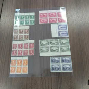1835 Canada King George V Between Unitrade #217 & 226 Mint Plate Blocks & Blocks Some Hinged on Selvedge Only
 UNRESERVED