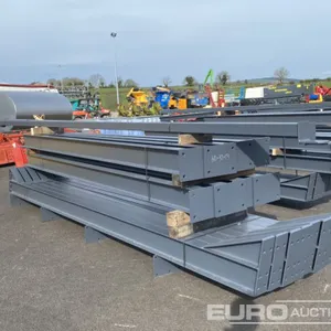 60' x 30' x 13' Steel Frame Building, 12.5 Roof Pitch, Purlin Cleats, Roof Bracing 