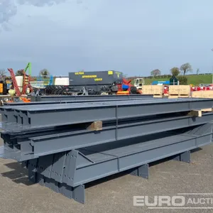 60' x 20' x 12' Steel Frame Building, 12.5 Roof Pitch, Purlin Cleats 