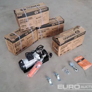 Unused Daewoo DAHST200/400 Electric Hoist (2 of), DAHST300/600 Electric Hoist (2 of) 