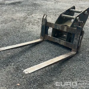 Geith Pallet Forks 60mm Pin to suit 10 Ton Excavator 
