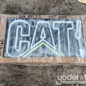 Unused Caterpillar Neon Sign 