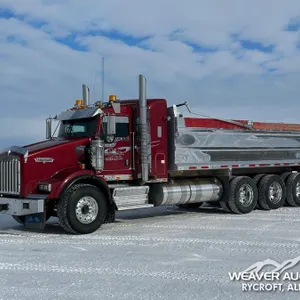2019 KENWORTH T800 TRI/A SLEEPER DUMP TRUCK