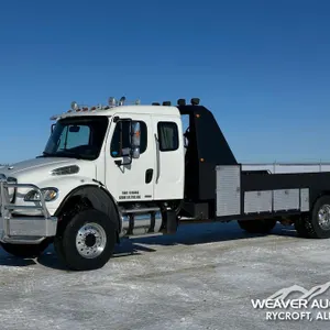 2012 FREIGHTLINER M2 106 4X4 S/A FLATBED TRUCK