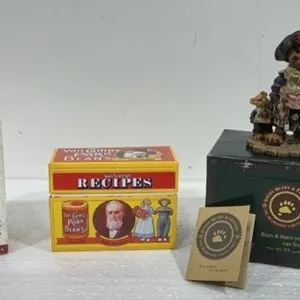 Lot-NOS Van Camp's Recipe-Boyds Bear-Cinderella 93
