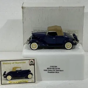 1935 Chevy EC Standard Blue Roadster Museum Mint