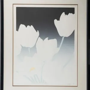 DAVID ALLGOOD "TULIPS"  EMBOSSED SERIGRAPH ED AP/6