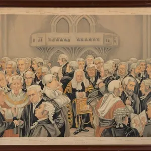 "BENCH AND BAR" VANITY FAIR SUPPLEMENT LITHOGRAPH