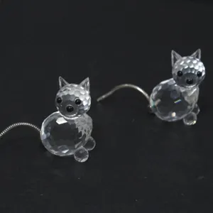 PAIR OF SWAROVSKI CRYSTAL CAT FIGURINES