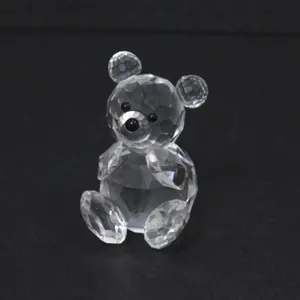 SWAROVSKI CRYSTAL TEDDY BEAR FIGURINE