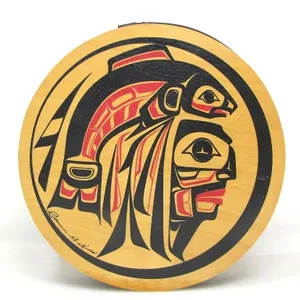 CLARENCE WELLS ROUND BENTWOOD BOX
