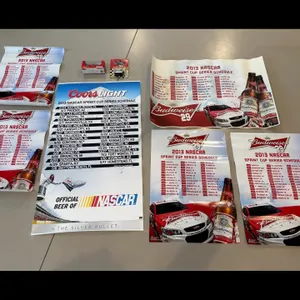 Budweiser Coors 2013 NASCAR Schedules Toy Cars