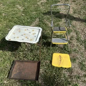 Step stool, tv tray, serving tray