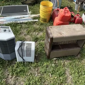 2 gas heaters, 1 electric