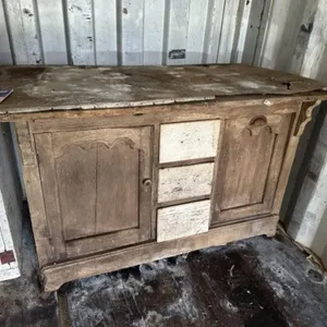 Wooden buffet and cabinet