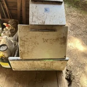 Vintage fridge drawers