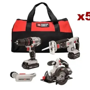 (TX) (5) Porter Cable "4 Tool Combo Kit