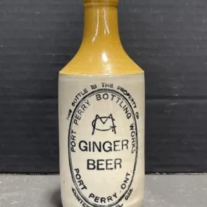 Port Perry Stoneware Ginger Beer Bottle