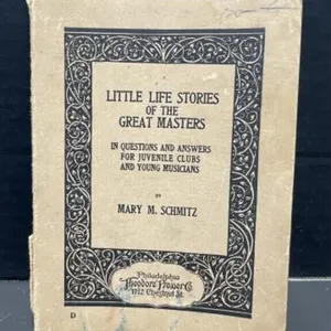 1925 Booklet - Little Life Stories of the Great