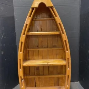 Wooden Boat Shelf, 33 " Tall