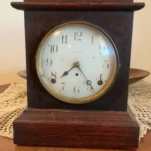 Seth Thomas wooden display clock
