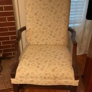 X2 tapestry covered chairs