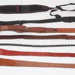 5 Leather & 2 Cloth Gun Slings: Brauer Bros,