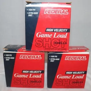 74 Rds. 12 Ga Federal No. 8 Shot Shotgun Shells