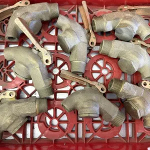 (8) Brass Drum Spouts