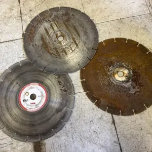 (3) 14� Metal Diamond Blades