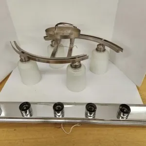 2 Light Fixtures - Chandelier-type Fixture &