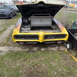 1968 Pontiac GTO Nose Grill on trailer