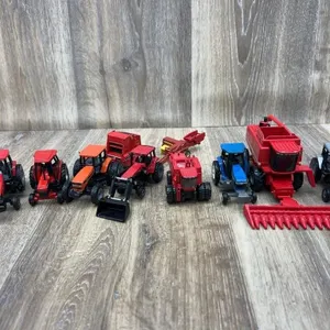 Assortment Cast & Plastic Tractors ERTL & Misc Mfg