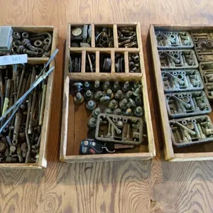 3 wood boxes of power valves for Holly Carburetor