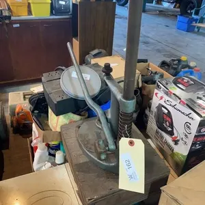Black and Decker drill stand, 2 Electric Drills
