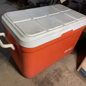 Orange & White Cooler