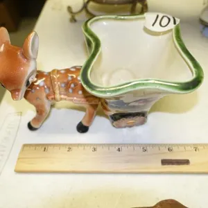 FAWN W/CART PLANTER