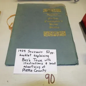 1925 SOUVENIR BOOKLET ABOUT BOYS TOWN