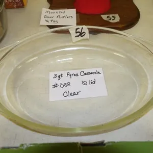PYREX CLEAR CASSEROLE #088