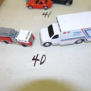 TOY FIRE TRUCK AND AMBULANCE