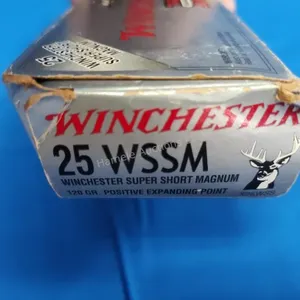 .25 WSSM ammo 1 full box