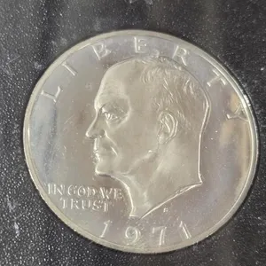 1971 Eisenhower proof silver dollar