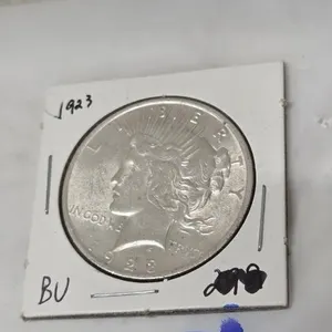 1923 PEACE SILVER DOLLAR BU