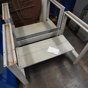 2-metal table leg stands, no tops